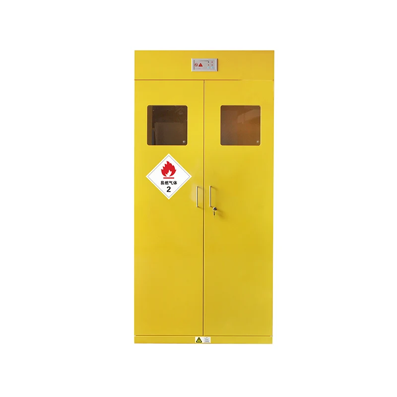 Double - Bottle Explosion Proof Gas Cylinder Storage Cabinet