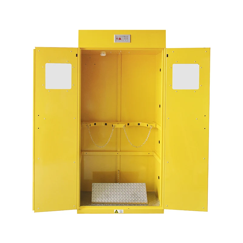 Double - Bottle Explosion Proof Gas Cylinder Storage Cabinet