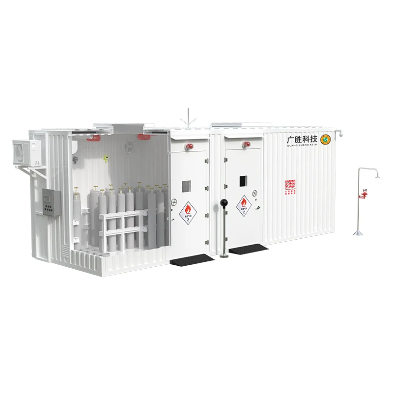 வெடிக்காத காஸ் சிலிண்டர் சேமிப்பு கொள்கலன் கிடங்கு